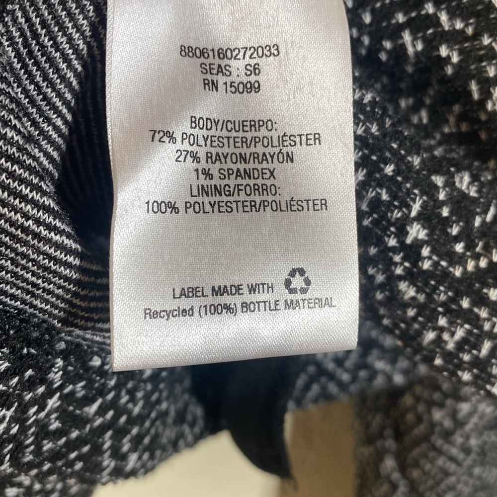 Metaphor Cropped Lightweight Zip Up Jacket Size XL - Picture 8 of 16